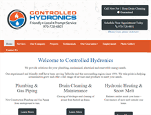 Tablet Screenshot of controlledhydronics.com
